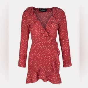 Realization Par Alexandra Wrap Mini Dress